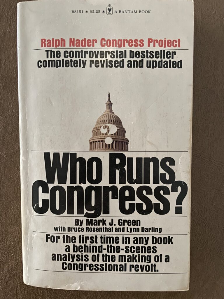 Bruce Rosenthal - Who Runs Congress cover