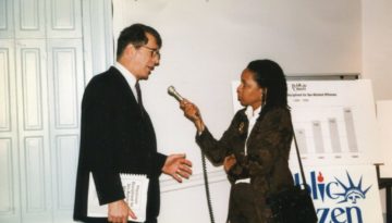 Sabir Badawi - sid being interviewed 1997